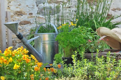 Well-kept Bounds Green garden with regular maintenance and planting