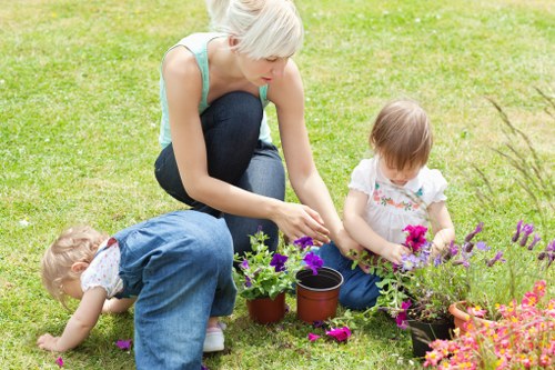 Well-kept residential lawn in Bounds Green after maintenance